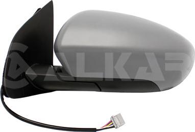 Alkar 6143567 - LUSTERKO ZEWNĘTRZNE NISSAN QASHQAI 02.07-04.14 LE