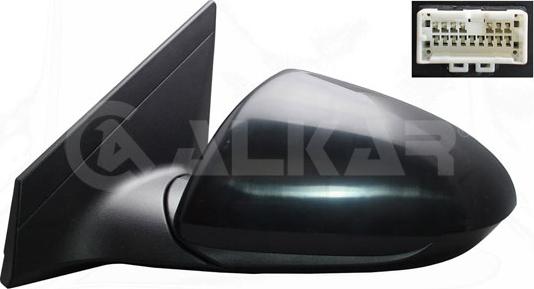 Alkar 6139679 - LUSTERKO HYUNDAI ELANTRA 09.15-09.22 LE