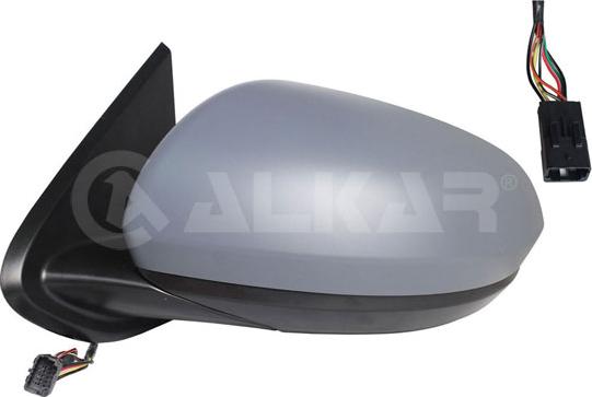 Alkar 6139195 - LUSTERKO ZEWNĘTRZNE DACIA DUSTER 10.17-> LE