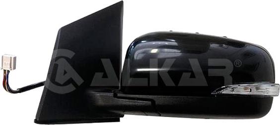 Alkar 6135161 - LUSTERKO ZEWNĘTRZNE RENAULT KOLEOS I 01.11-01.14 LE
