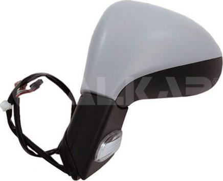 Alkar 6131284 - LUSTERKO ZEWNĘTRZNE PEUGEOT 207 02.06- LE