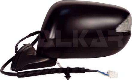 Alkar 6124946 - LUSTERKO ZEWNĘTRZNE HONDA JAZZ III 10.07-05.14 LE
