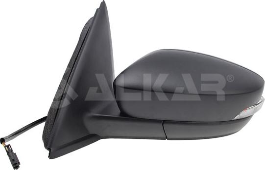 Alkar 6125673 - LUSTERKO ZEWNĘTRZNE SKODA FABIA III 08.14-> LE