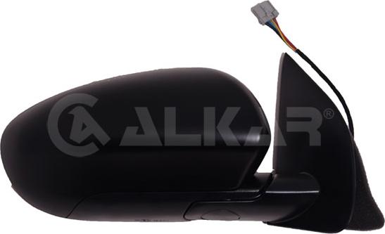 Alkar 6126567 - LUSTERKO ZEWNĘTRZNE NISSAN QASHQAI 02.07-04.14 PR