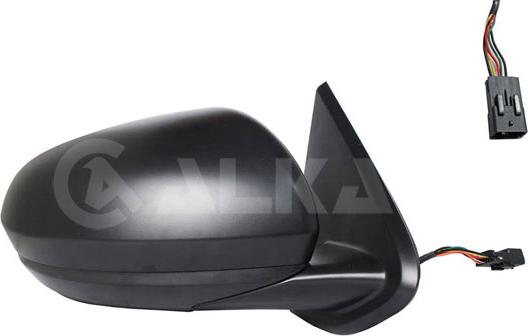 Alkar 6128195 - LUSTERKO ZEWNĘTRZNE DACIA DUSTER 10.17-> PR