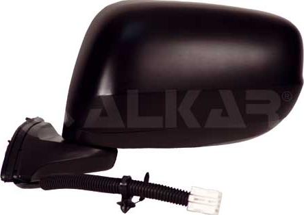 Alkar 6127946 - LUSTERKO ZEWNĘTRZNE HONDA JAZZ III 10.07-05.14 LE
