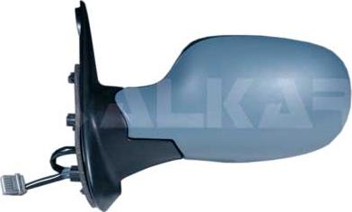 Alkar 6127548 - LUSTERKO ZEWNĘTRZNE NISSAN MICRA III 10.02-06.10 LE