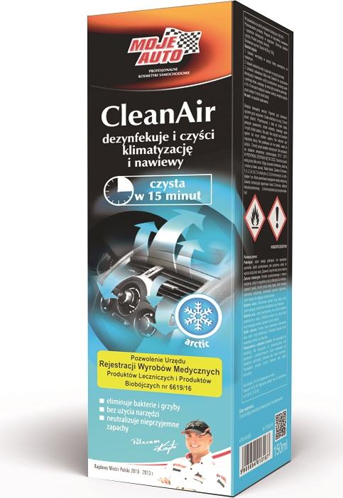 Amtra 19-583 - CleanAir - Odświeżacz Klimatyzacji i Nawiewów - Arctic 150ml