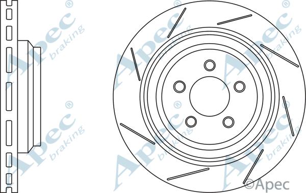 Blue Print ADA104361 - Tarcza hamulcowa