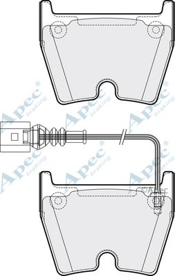 Delphi LP3266 - Klocek hamulcowy kpl.