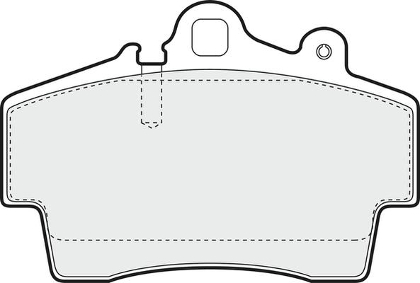 Textar 2193702 - KLOCKI HAM. PORSCHE P. BOXSTER-CAYMAN 2.5-2.9 99-11