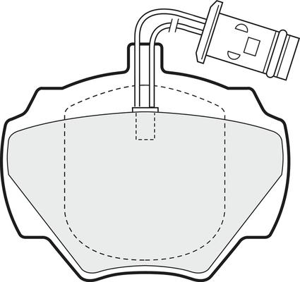 ABE C2I000ABE - Klocek hamulcowy kpl.