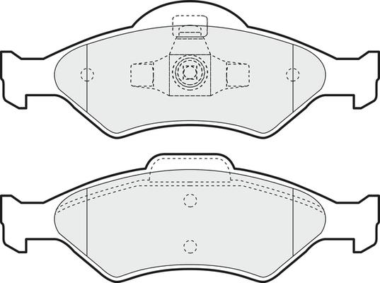 Meyle 025 232 0018 - KLOCKI HAM. FORD P. FIESTA 96-