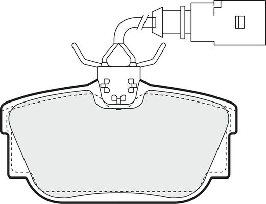Meyle 025 235 5417/PD - KLOCKI HAM. VW T. SHARAN 95-10