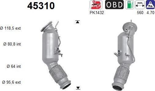 AS 45310 — Katalizator