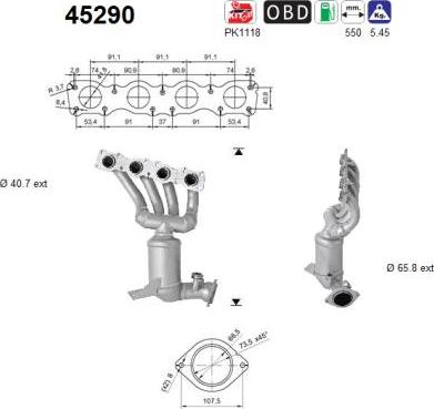 AS 45290 — Katalizator