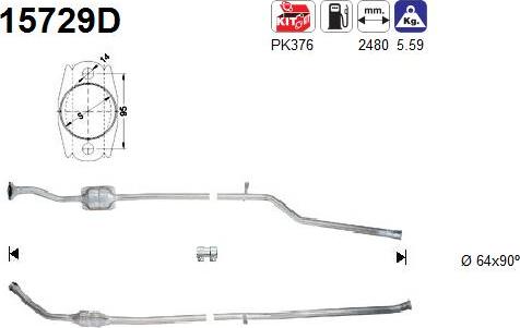 AS 15729D — Katalizator