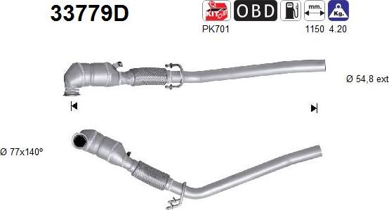 AS 33779D - Katalizator