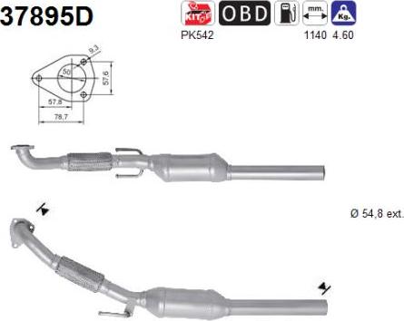 AS 37895D — Katalizator