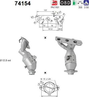 AS 74154 — Katalizator