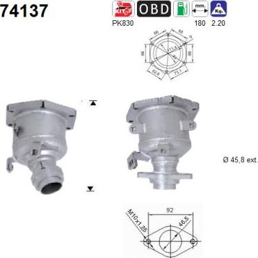 AS 74137 — Katalizator