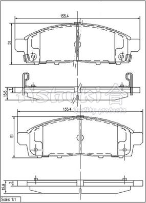 Delphi LP3313 - Klocek hamulcowy kpl.