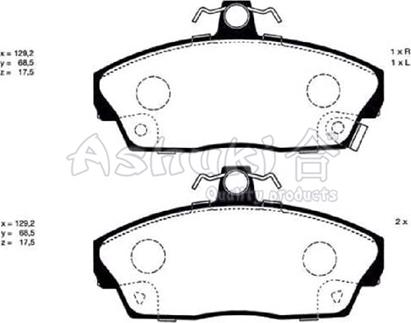 Textar 2151503 - KLOCKI HAM. HONDA P. CIVIC 94--01--ROVER 200-400-25-45