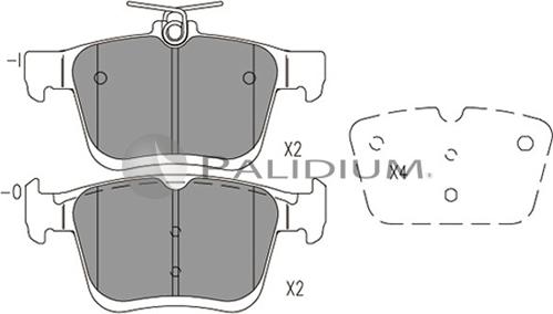 QUARO QP9775 - KLOCKI HAM. VW T. GOLF VII-T-ROC-A3 13--LEON 14--ATECA