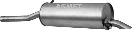 Asmet 09.094 - Tłumik układu wydechowego tył