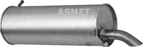 Asmet 09.060 - Tłumik układu wydechowego tył