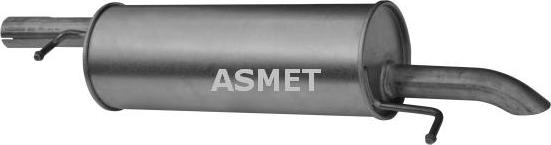 Asmet 04.085 - Tłumik układu wydechowego tył