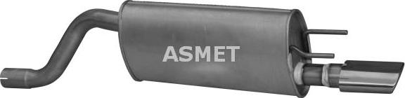 Asmet 05.192 — Tłumik końcowy