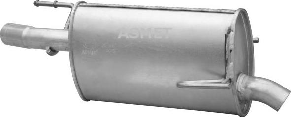 Asmet 05.186 - Tłumik układu wydechowego tył