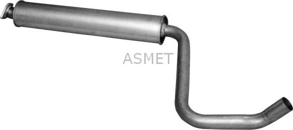 Asmet 05.251 - Tłumik układu wydechowego przód