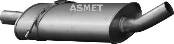 Asmet 01.059 - Tłumik układu wydechowego środkowy