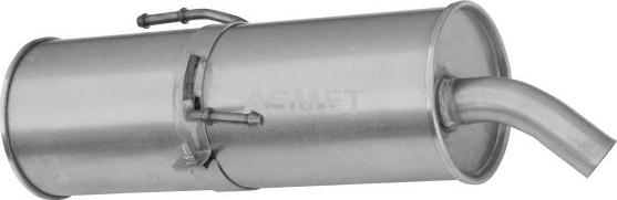 Asmet 08.037 - Tłumik układu wydechowego tył