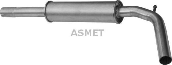 Asmet 03.094 - Tłumik układu wydechowego przód