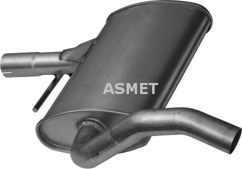 Asmet 03.037 - Tłumik układu wydechowego przód