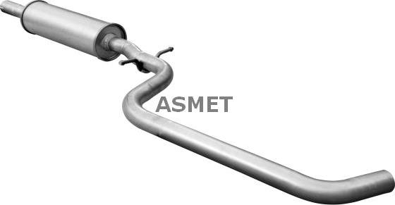 Asmet 03.116 - Tłumik układu wydechowego środkowy