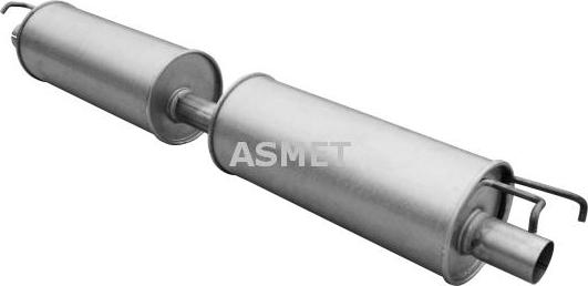 Asmet 07.227 - Tłumik układu wydechowego przód