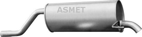 Asmet 16.099 - Tłumik układu wydechowego tył