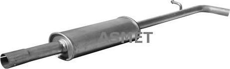 Asmet 10.138 — Tłumik środkowy