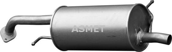 Asmet 11.042 - Tłumik układu wydechowego tył
