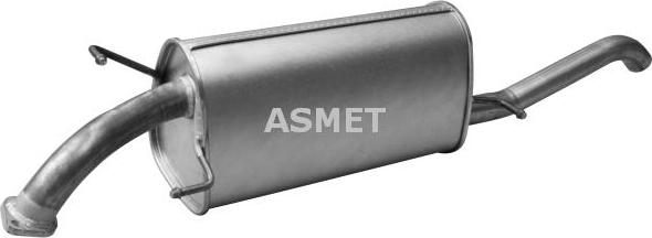 Asmet 31.003 - Tłumik układu wydechowego tył