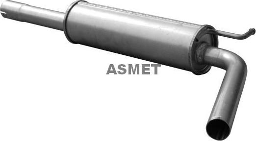 Asmet 21.056 - Tłumik układu wydechowego tył