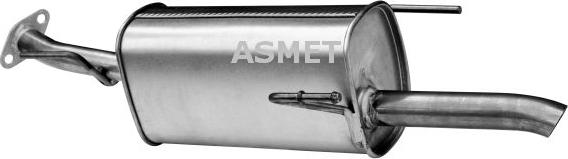 Asmet 05.162 — Tłumik końcowy