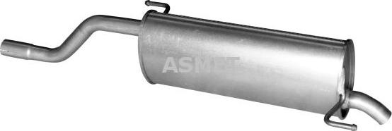 Asmet 05.270 — Tłumik końcowy