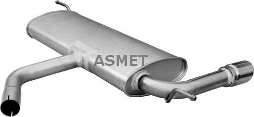 Asmet 06.025 — Tłumik końcowy