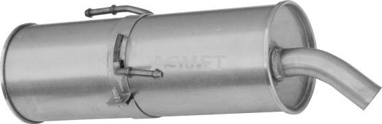 Asmet 08.037 - Tłumik układu wydechowego tył
