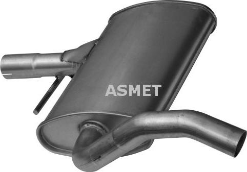 Asmet 03.037 - Tłumik układu wydechowego przód